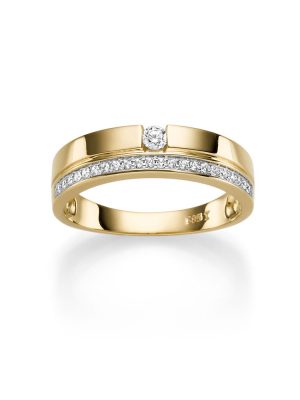 ELLA Juwelen Ring - 52 585 Gold, Zirkonia gold