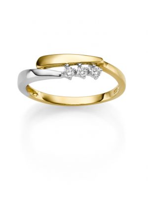 ELLA Juwelen Ring - 52 585 Gold, Zirkonia gold