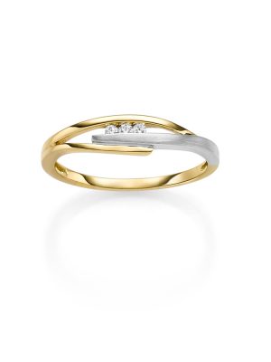 ELLA Juwelen Ring - 58 585 Gold, Zirkonia gold