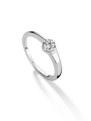 FJF JEWELLERY Ring - FJF0040152SWH 925 Silber, Zirkonia silber