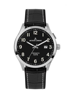 Jacques Lemans Herrenuhr Hybromatic 1-2130D Edelstahl