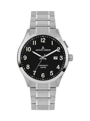Jacques Lemans Herrenuhr Hybromatic 1-2130H Edelstahl