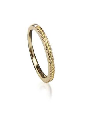 Jeberg Ring - Candy Crush - 6904 925 Silber vergoldet, Zirkonia gold