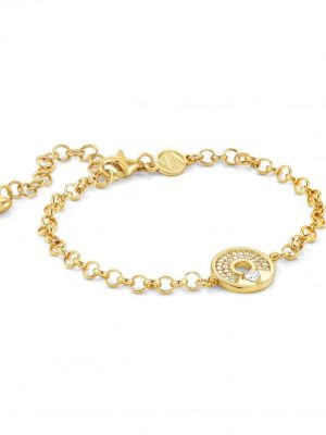 Nomination Armband - Sentimental Herz - 149201/008 925 Silber, Zirkonia gold