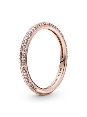 Pandora Ring - 189679C01 925 Silber vergoldet, Zirkonia roségold