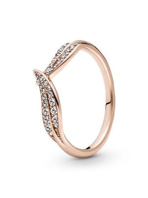 Pandora Ring - 56 Zirkonia, Metall roségold