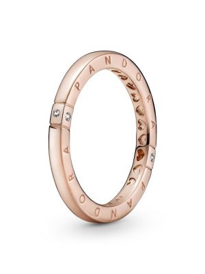 Pandora Ring - Heart - 189482C01 925 Silber vergoldet roségold