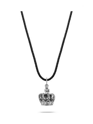 Rebel & Rose Kette RR-NL024-S-70 Leder, 925er Silber