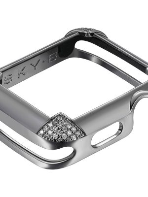 SKY B Apple Watch Case - Pavé corner - W002X Damen grau