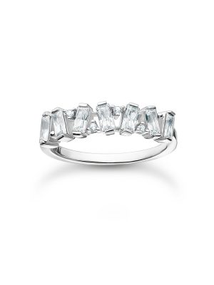 Thomas Sabo Ring - Weiße Steine - TR2346-051-14 925 Silber, Zirkonia silber