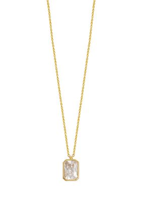 XENOX Halskette - XS7391G 925 Silber vergoldet, Zirkonia gold