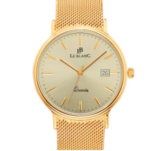 le blanc herrenuhr gelbgold