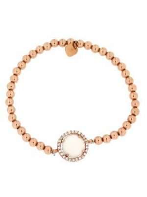 Alisia Armband - Goldfield - Rund - Rosegold/Achat - R05180A roségold