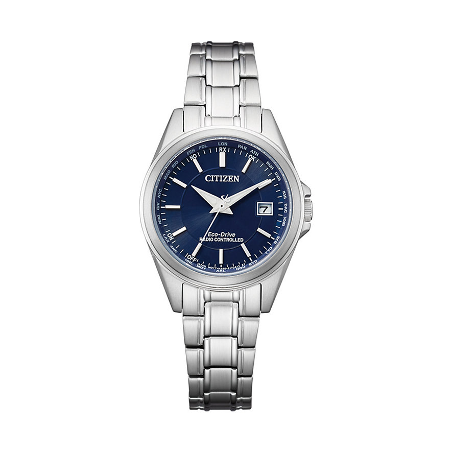 Citizen Damenuhr Leder Sport Eco Drive EC1180-81L Edelstahl