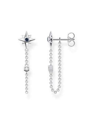 Thomas Sabo Ohrringe - Royalty Stern mit Steinen - H2208-347-7 925 Silber, Zirkonia silber