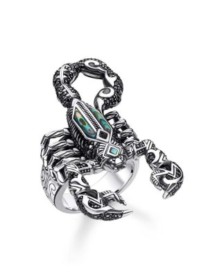 Thomas Sabo Ring - 58 925 Silber, Edelstein, Perlmutt, Zirkonia silber