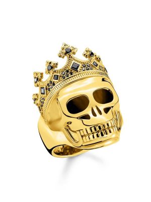 Thomas Sabo Ring - 62 925 Silber vergoldet, Zirkonia gold