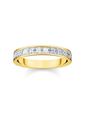 Thomas Sabo Ring - TR2358-414-14 925 Silber vergoldet, Zirkonia gold