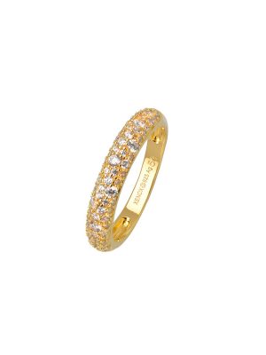 XENOX Ring - Sunrise - XS2287G/54 925 Silber vergoldet, Zirkonia gold