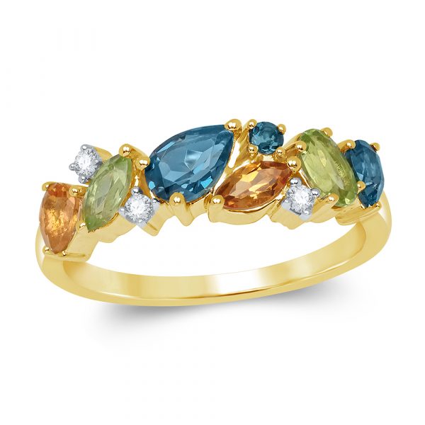Best of Diamonds Ring - 56 585 Gold, Diamant bicolor