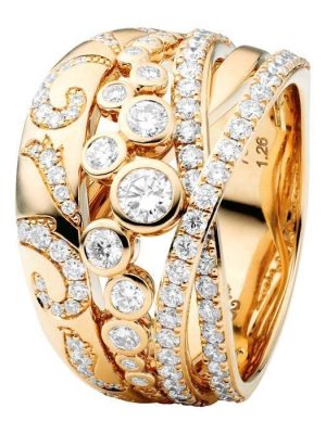 Capolavoro Ring - 50 750 Gold, Brillant gold
