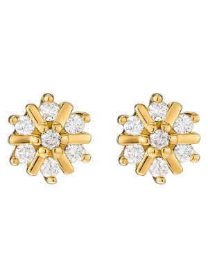 Damen-Ohrstecker 14 Diamant CHRIST Diamonds gelbgold