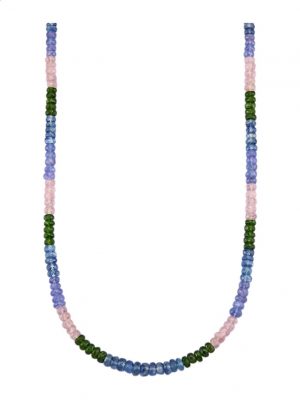 Halskette Diemer Farbstein Multicolor