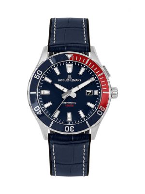 Jacques Lemans Herrenuhr Hybromatic 1-2131B Edelstahl