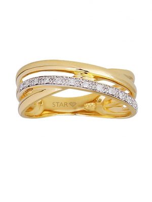 Stardiamant Ring - 58 585 Gold gold