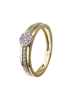 Stardiamant Ring - 60 585 Gold, Diamant gold