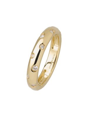 Stardiamant Ring - D6575G/54 585 Gold, Diamant gold