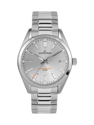 Jacques Lemans Herrenuhr Classic 1-1859F Edelstahl