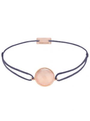 Momentoss Filo Armband - Textil - Lila - Chalzedon Rosa - 21203136 lila