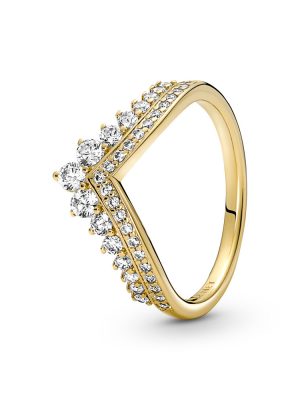 Pandora Ring - 52 925 Silber vergoldet, Zirkonia gold
