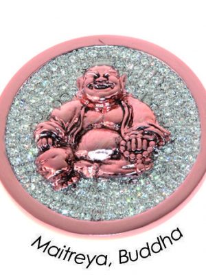 Quoins Charm - Maitreya, Buddha - QMOA-28L-R roségold