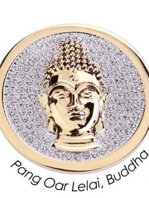 Quoins Charm - Pang Par Lelai Buddha - QMOA-29L-G gold