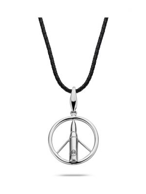 Rebel & Rose Kette RR-NL017-S-L Leder, 925er Silber
