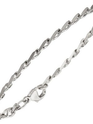 SIGO Armband 925 Sterling Silber rhodiniert 21 cm Silberarmband Karabiner