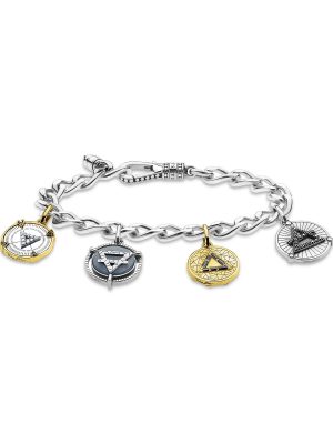 Thomas Sabo Armband - Elements of Nature - A2008-849-7-L19,5 925 Silber, 925 Silber vergoldet, Zirkonia silber