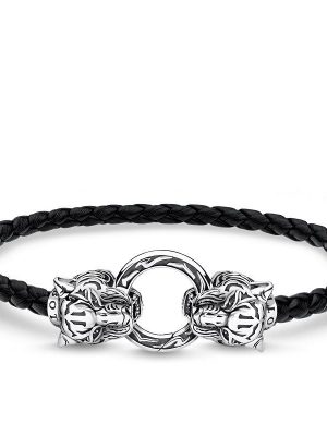 Thomas Sabo Armband - L17 925 Silber, Leder schwarz