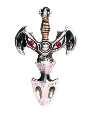Adelia's Anhänger Amulett Talisman Draco Schwert - Vitalität, geistige Wendigkeit und Schutz, silber, onesize