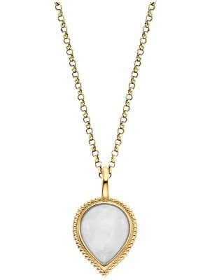 Engelsrufer Halskette - ERN-PUREDROP-MO-G 925 Silber vergoldet gold