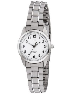 JOBO Damen Armbanduhr Quarz Analog Titan Damenuhr