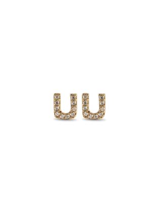 Jeberg Ohrstecker - Candy Crush Bar - 5820 925 Silber vergoldet, Zirkonia gold