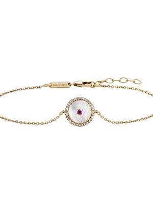 Julie Julsen Armband - JJBR0913.3 925 Silber vergoldet, Zirkonia gold