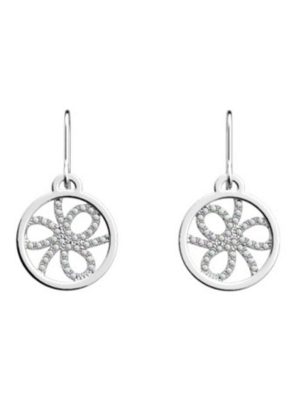 Les Georgettes Ohrringe - Petales - PETS16O Messing, Zirkonia silber