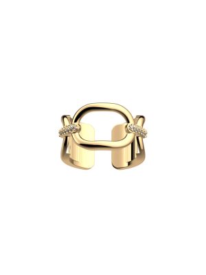 Les Georgettes Ring - Chaîne - 70399190108058 Messing, Zirkonia gold