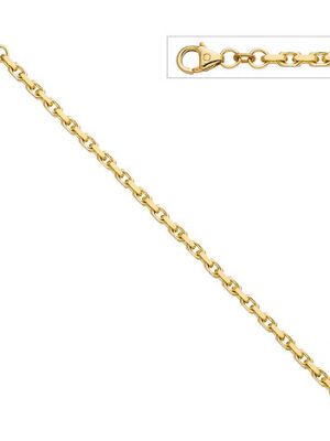 SIGO Ankerarmband 585 Gold Gelbgold diamantiert 21 cm Armband Goldarmband