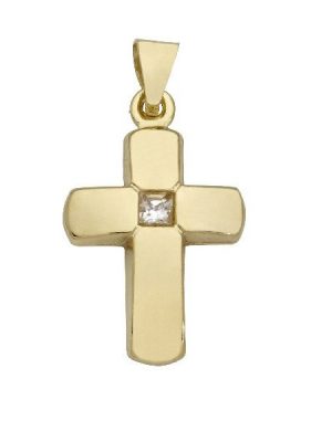 Schneider Basic Anhänger - Kreuz - Gold - K21 gold