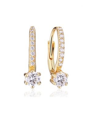 Sif Jakobs Jewellery Creolen SJ-E22112-CZ-SG 925er Silber
